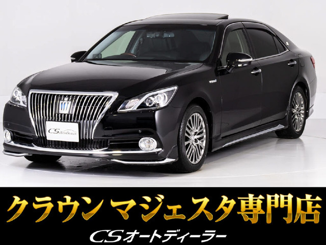 クラウンマジェスタ(トヨタ) 3.5 Fバージョン　禁煙サンルーフ エアロ 黒革 プリクラS 中古車画像
