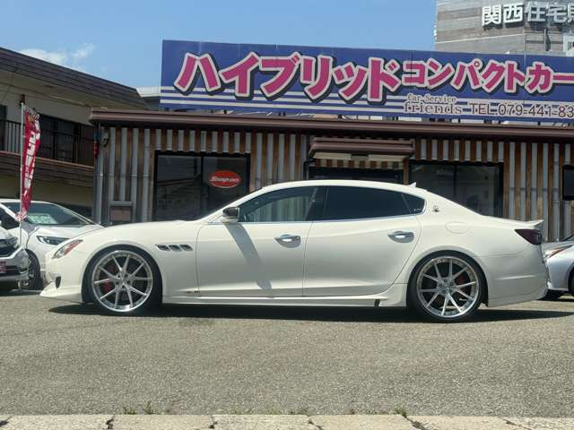 H26年式(2014年)マセラティ クワトロポルテGT S 入庫致しました!★B&Wプレミアムサウンドシステム/赤キャリパー/カスタム多数/左H/黒革/サンルーフ/Bカメラ/ETC★ご来店予約受付中★
