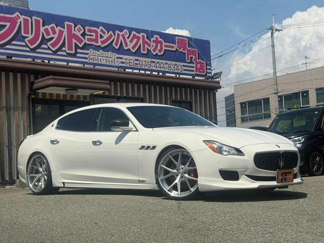 H26年式(2014年)マセラティ クワトロポルテGT S 入庫致しました!★B&Wプレミアムサウンドシステム/赤キャリパー/カスタム多数/左H/黒革/サンルーフ/Bカメラ/ETC★ご来店予約受付中★