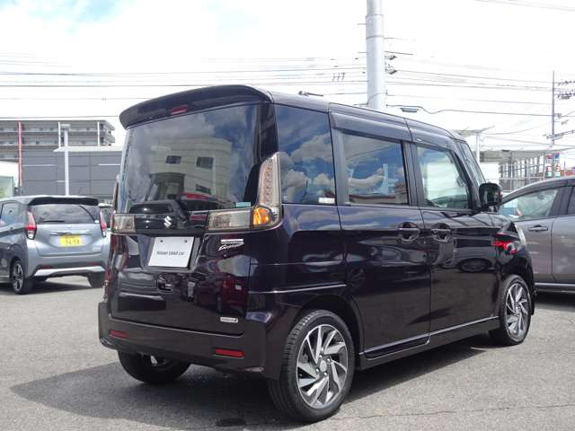 スペーシアカスタムTS レーダーブレーキサポート スマートフォン連携ナビゲーション