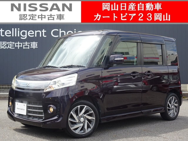 スペーシアカスタムTS レーダーブレーキサポート スマートフォン連携ナビゲーション