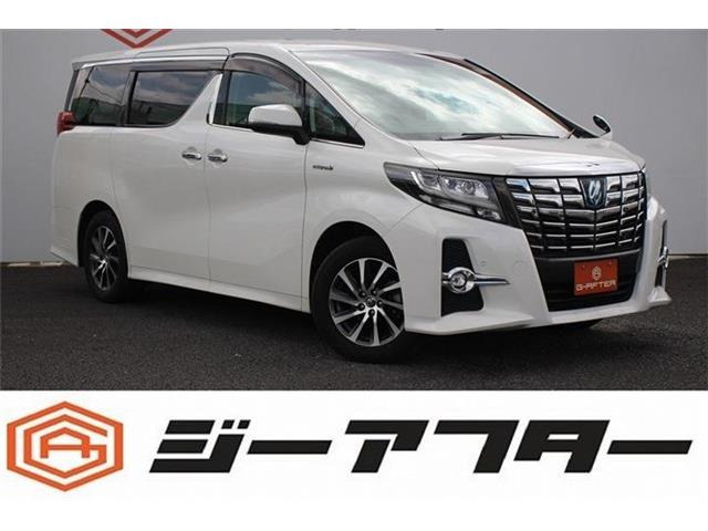 アルファード(トヨタ) ハイブリッド 2.5 SR Cパッケージ E-Four 4WD　ALPINE11型ナビ後席モニター黒革エアシート 中古車画像