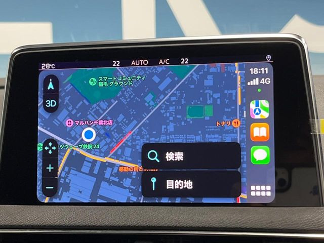 ��Apple Car Play:�X�}�z�Ƃ̗L���ڑ��ŁA�i�r�E�I�[�f�B�I�Đ��ȂǃX�}�z�̃A�v���@�\����ʂł��g����֗��@�\�ł�!