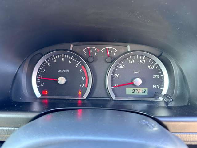 見やすいメーターで運転快適!