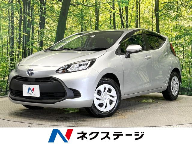 H24アクア1.5G/車検令和3年1月28日まで/スマートキー/純正ナビ/フルセグ/BT/ DVD/Bカメラ/LEDヘッドライト/黒皮シート 新型車も多数！トヨタ アクア 年式:2021年⁄令和3年～2021年⁄令和3年