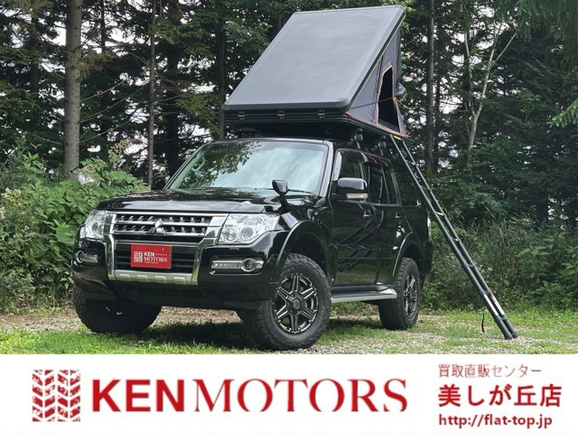 パジェロ(三菱) 3.2 ロング エクシード ディーゼル 4WD　ワンオーナー PS PW 社外ナビ 社外アル 中古車画像