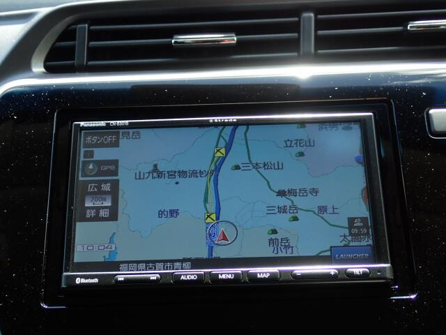 ナビ装備で知らない場所もあっという間に検索♪ちょっとしたお出かけや旅行もこれでばっちりですね。