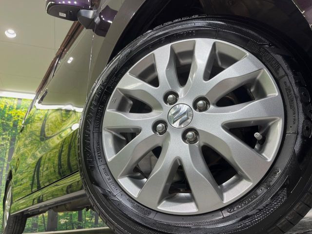 【純正14インチアルミホイール】外観にマッチした純正アルミホイールを装着しております。各種社外アルミホイールや、スタッドレスタイヤも取扱いしております。是非ご相談ください♪