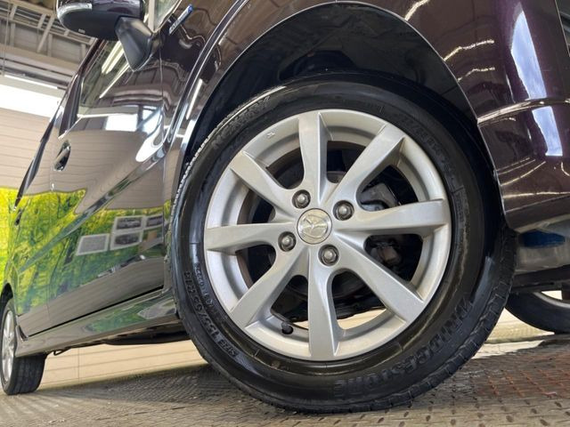 【純正14インチアルミホイール】外観にマッチした純正アルミホイールを装着しております。各種社外アルミホイールや、スタッドレスタイヤも取扱いしております。是非ご相談ください♪