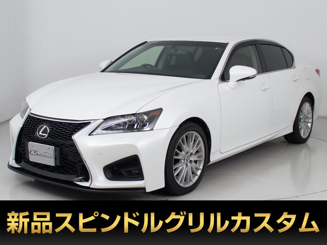 GS(レクサス) 350 バージョンL　スピンドル黒革 禁煙 記録簿X13 中古車画像
