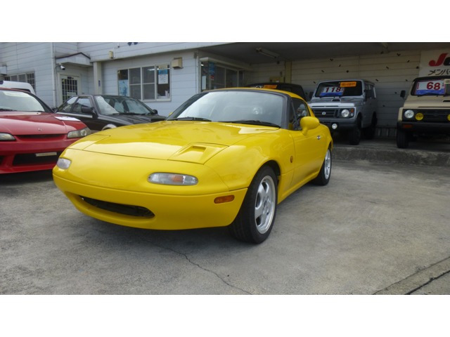 (149) NA8C ロードスター Jリミテッド2　ＮＢ RS 純正ホイール４本セット 特別なロードスター NA編02元気なイエローボディで登場したユーノス