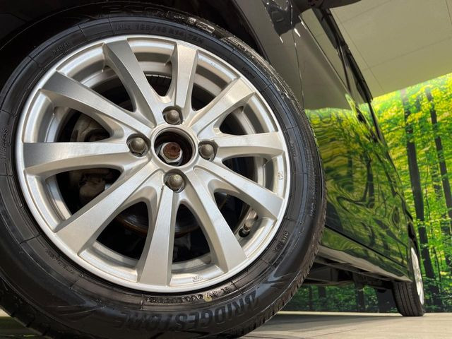 【14インチアルミホイール】外観にマッチしたアルミホイールを装着しております。各種アルミホイールや、スタッドレスタイヤも取扱いしております。是非ご相談ください♪