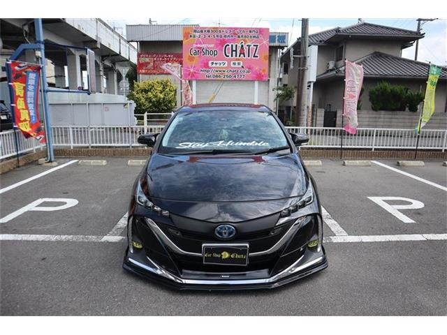 カッコイイ!H30!プリウスPHV!上級Aレザーパッケージ!1オーナー!当店自慢!ドレスアップカーです!こちらは依頼販売のお車ですのでご来店時は予約願います。外装内装は充分綺麗です!アクセス多数!