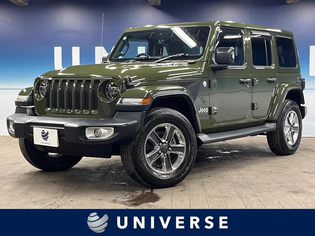 ラングラー(ジープ) アンリミテッド サハラ サージグリーン 4WD 中古車画像