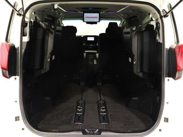 ミニバン最大級のスペース!ご家族、お友達とのキャンプやバーベキューほか、お仕事でも十分な容量が有ります!