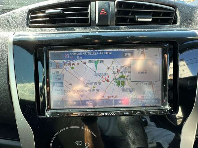 ナビも装備、ドライブには欠かせませんね!!