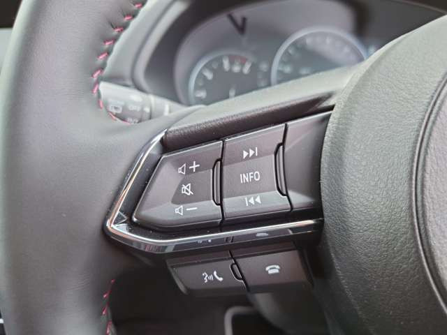 ハンドルにオーディオコントローラー♪