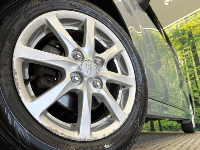 【純正14インチアルミホイール】外観にマッチした純正アルミホイールを装着しております。各種社外アルミホイールや、スタッドレスタイヤも取扱いしております。是非ご相談ください♪