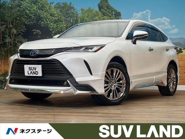 トヨタ ハリアー ホワイト 80系 ハリアー LXカラードフロントスポイラー メーカー塗装品