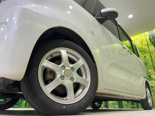 【純正14インチアルミホイール】外観にマッチした純正アルミホイールを装着しております。各種社外アルミホイールや、スタッドレスタイヤも取扱いしております。是非ご相談ください♪