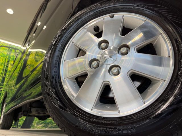 【純正13インチアルミホイール】外観にマッチした純正アルミホイールを装着しております。各種社外アルミホイールや、スタッドレスタイヤも取扱いしております。是非ご相談ください♪