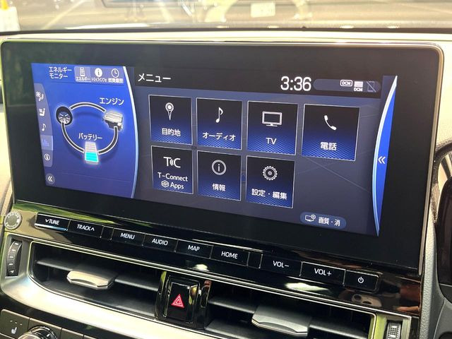 【12.3インチワイドナビ】高級感とインパクトのある大型ワイドナビを装備。各種オーディオ操作はもちろん、横長ワイド画面でのマップ2分割表示など、利便性も高いナビです♪