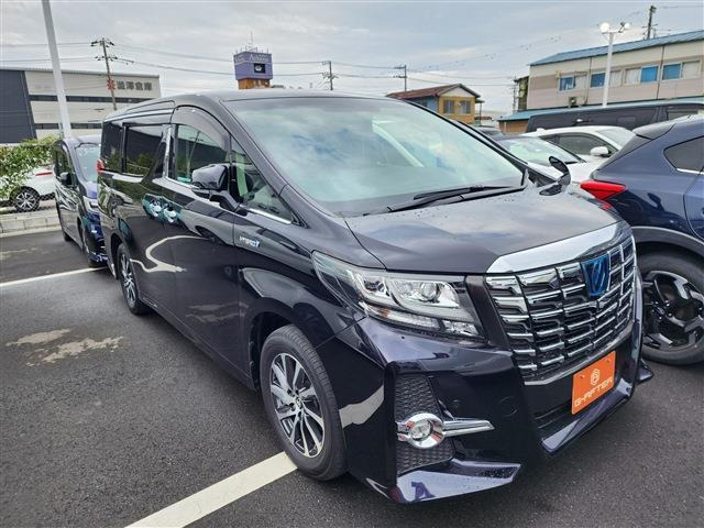 アルファード(トヨタ) ハイブリッド 2.5 SR E-Four 4WD　後席モニター/社外ナビ/地デジ/両側電動/衝 中古車画像