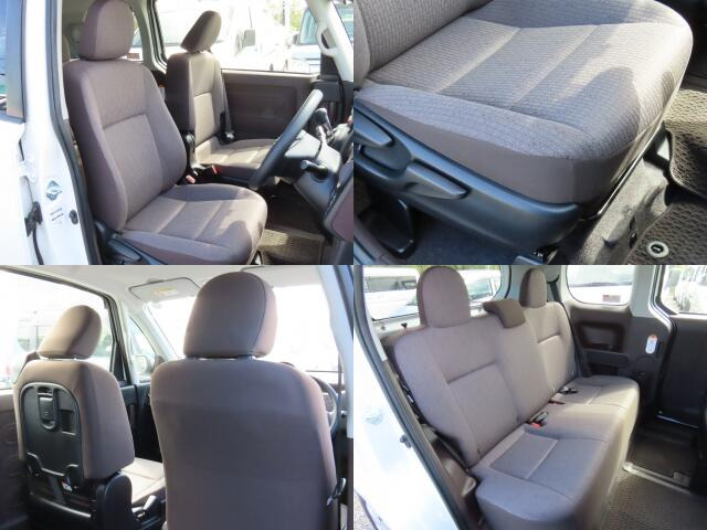 シートも状態良好ですよ。大きな汚れもなく、安心です。座り心地もいいですよ。