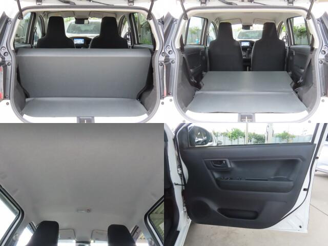 シートを倒せば、ラゲッジスペースがこんなにも広くなりますよ♪