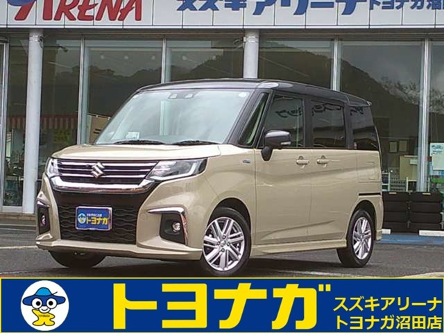 ソリオ(スズキ) 1.2 ハイブリッド(HYBRID) MZ 4WD　スズキセーフティサポート 純正9インチナビ 中古車画像