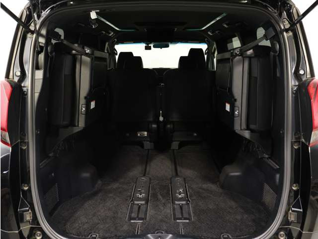 ミニバン最大級のスペース!ご家族、お友達とのキャンプやバーベキューほか、お仕事でも十分な容量が有ります!