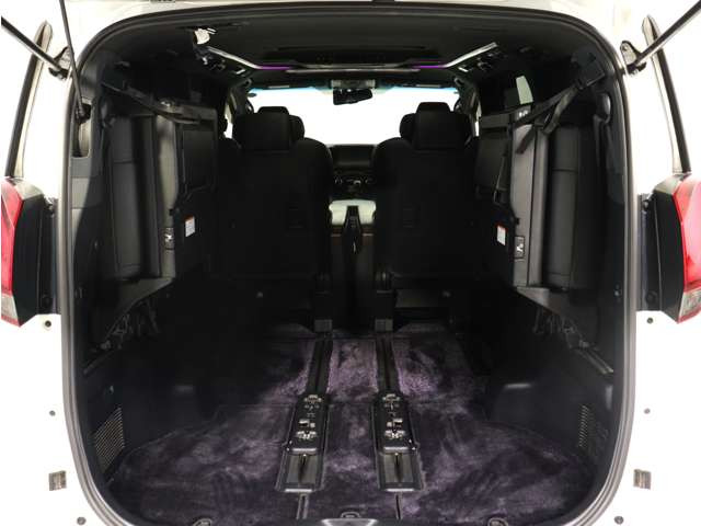ミニバン最大級のスペース!ご家族、お友達とのキャンプやバーベキューほか、お仕事でも十分な容量が有ります!