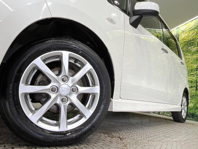 【純正14インチアルミホイール】外観にマッチした純正アルミホイールを装着しております。各種社外アルミホイールや、スタッドレスタイヤも取扱いしております。是非ご相談ください♪