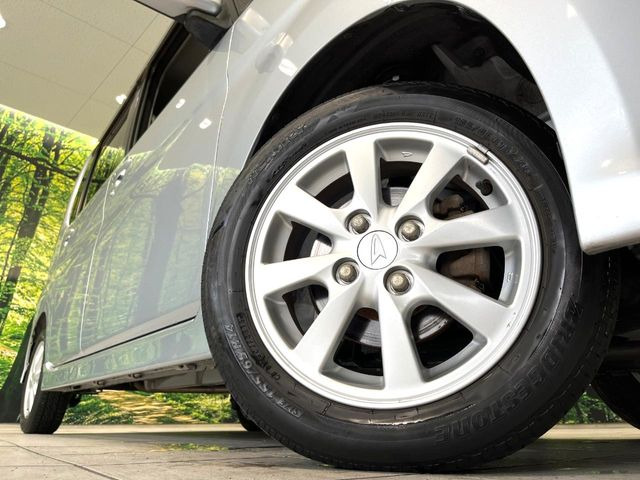 【純正14インチアルミホイール】外観にマッチした純正アルミホイールを装着しております。各種社外アルミホイールや、スタッドレスタイヤも取扱いしております。是非ご相談ください♪