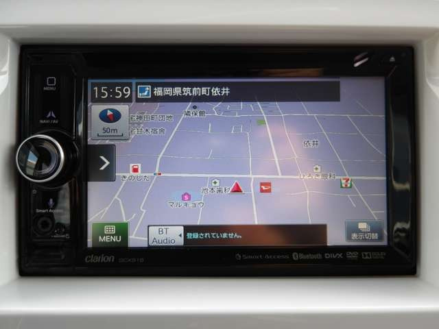 ナビゲーション☆目的地までしっかり案内してくれるナビ。初めての道も安心して運転ができますね☆