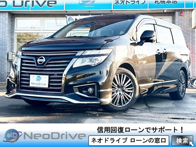 エルグランド（日産）2.5 250ハイウェイスター プレミアム アーバンクロム 4WD　ワンオーナー 両側パワースライドドア メ 中古車画像