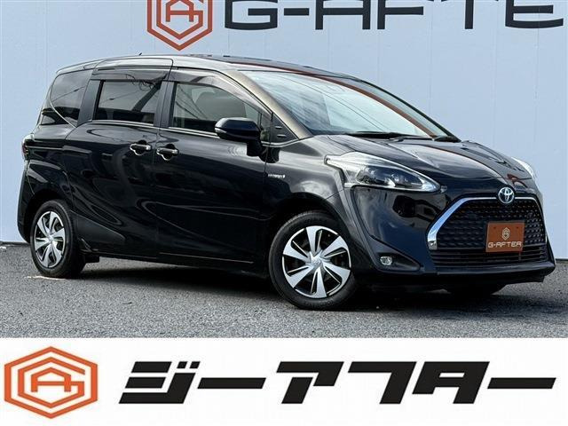 シエンタ(トヨタ) ハイブリッド 1.5 G クエロ　7人乗り 純正ナビ 地デジ ハーフレザー 中古車画像