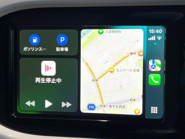●Apple Car Play:スマホとの有線接続で、ナビ・オーディオ再生などスマホのアプリ機能が画面でも使える便利機能です!