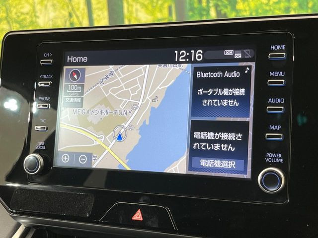 【純正ナビ機能付きディスプレイオーディオ】ナビ機能搭載の他、お持ちのスマートフォンと連携して、ナビやbluetoothでの音楽再生が可能です♪デザインはもちろん操作性も良好!