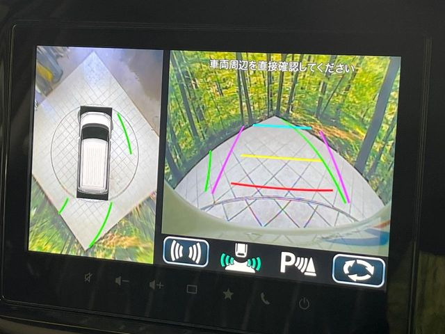 【全方位モニター用カメラ】専用のカメラにより、上から見下ろしたような視点で360度クルマの周囲を確認することができます☆死角部分も確認しやすく、狭い場所での切り返しや駐車もスムーズに行えます。