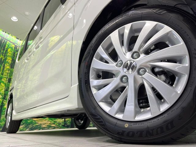 【純正14インチアルミホイール】外観にマッチした純正アルミホイールを装着しております。各種社外アルミホイールや、スタッドレスタイヤも取扱いしております。是非ご相談ください♪