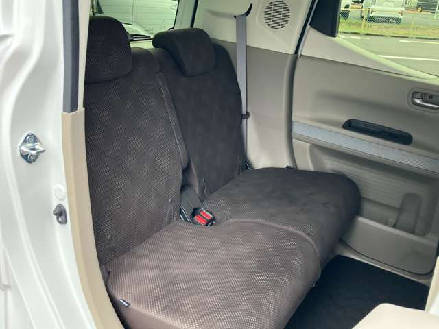 きれいなリアシートです!