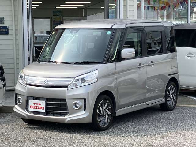 スペーシアカスタムTS レーダーブレーキサポート スマートフォン連携ナビゲーション