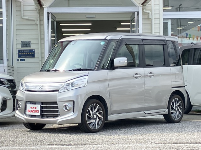 スペーシアカスタムTS レーダーブレーキサポート スマートフォン連携ナビゲーション