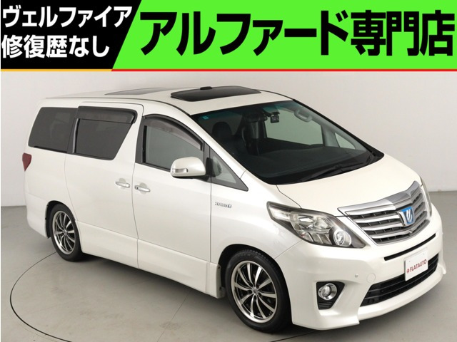 アルファードハイブリッド(トヨタ) 2.4 SR Cパッケージ 4WD (禁煙車)(サンルーフ)(プレミアムサウンド) 中古車画像