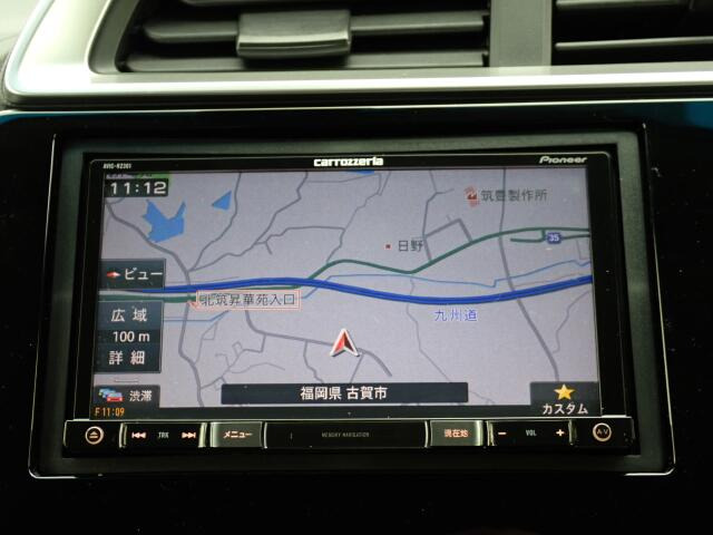 ナビ装備で知らない場所もあっという間に検索♪ちょっとしたお出かけや旅行もこれでばっちりですね。