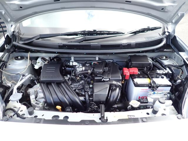 エンジンルームは綺麗ですよ。機関機構系も良好です。納車前に点検整備も行います。