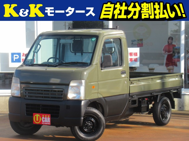 キャリイ(スズキ) KC エアコン パワステ 4WD　関東仕入 後期 2トーン全塗装 ETC AM/FMラ 中古車画像