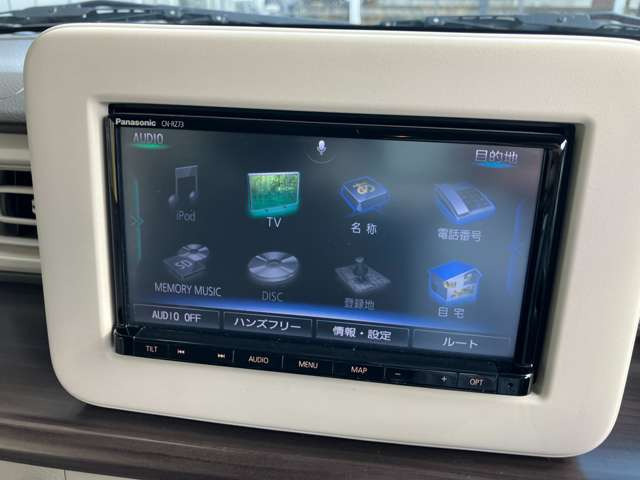 ★パナソニック製ナビ&地デジ(CN-RZ73)★フルセグの安定した鮮明画像が楽しめます!DVDビデオ再生・Bluetooth・ミュージックストッカー機能もあります!