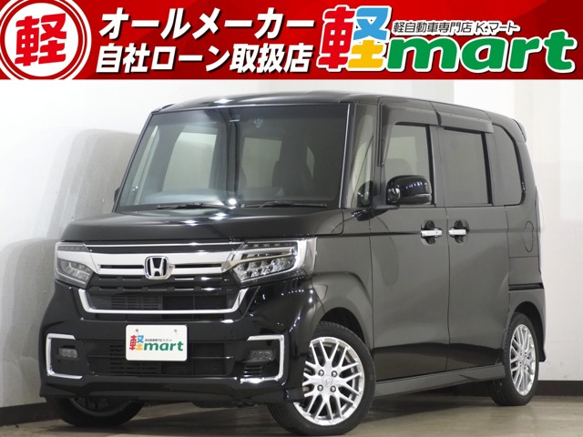 N-BOXカスタム(ホンダ) L ターボ　Bカメラ ETC シ-トH 両側PSD ACC フルセグ 中古車画像